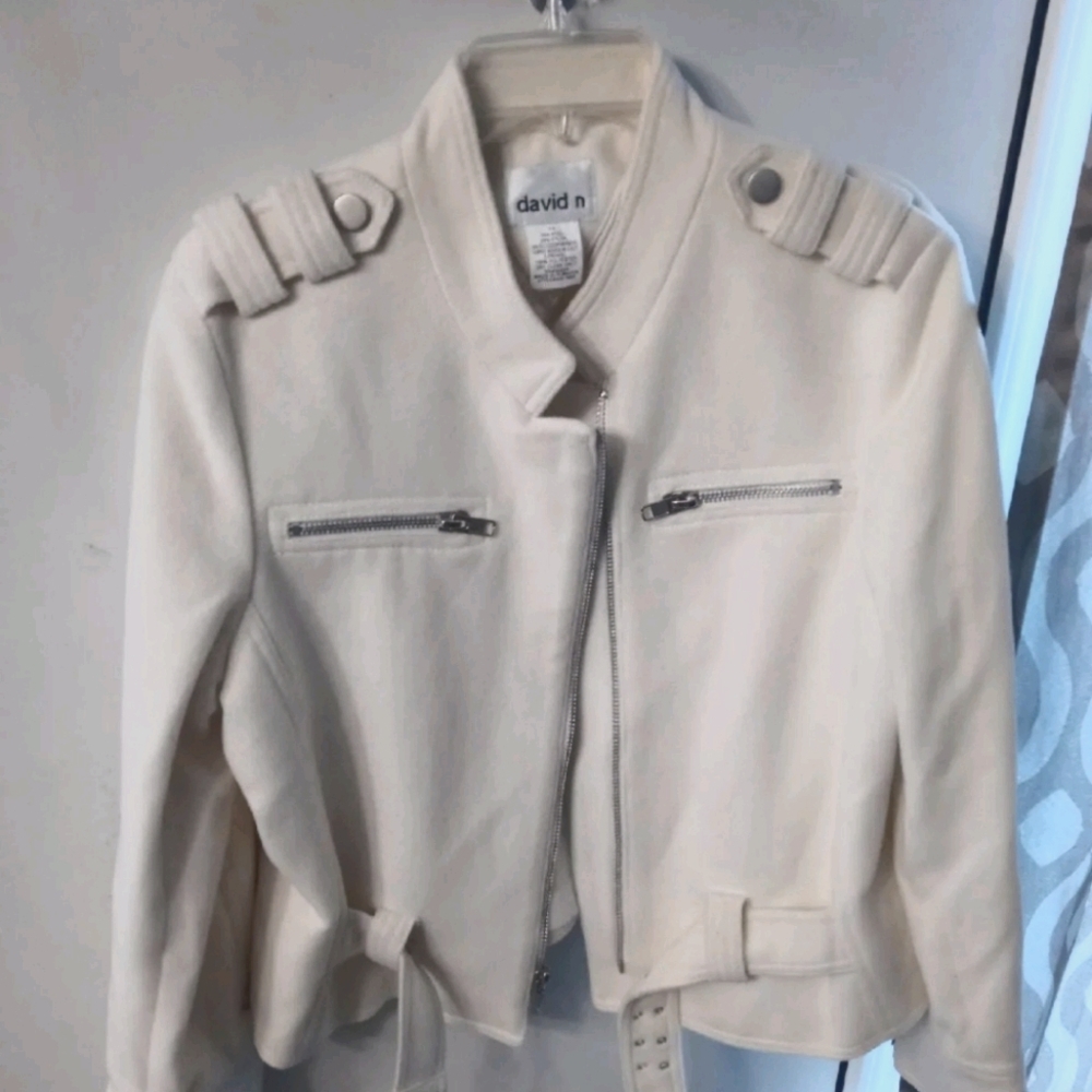 Women's wool waist-length jacket